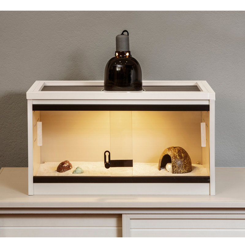 Petit terrarium Deneishia, 10,5 gallons - H 12,01 po x l 24 po x P 12 po, Beige