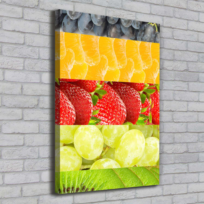Fruits - Wrapped Canvas Print