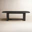 Glenn Oval Dining Table Dark Brown