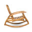 Chaise berçante avec fonction et repose-pieds rétractable en bois massif-584100104