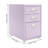 Filing Cabinet With 3 Drawers Mobile Filing Cabinet Metal Storage Cabinet With Wheels For Home And Office-1592060176
