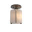 Exos 1 - Light 6" Simple Cylinder Semi Flush Mount-1339964536