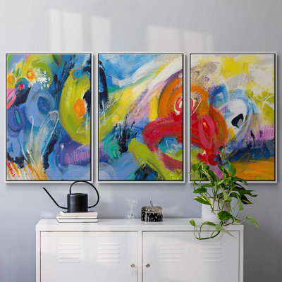 Racing Forms - Toile encadrée multi-pièces