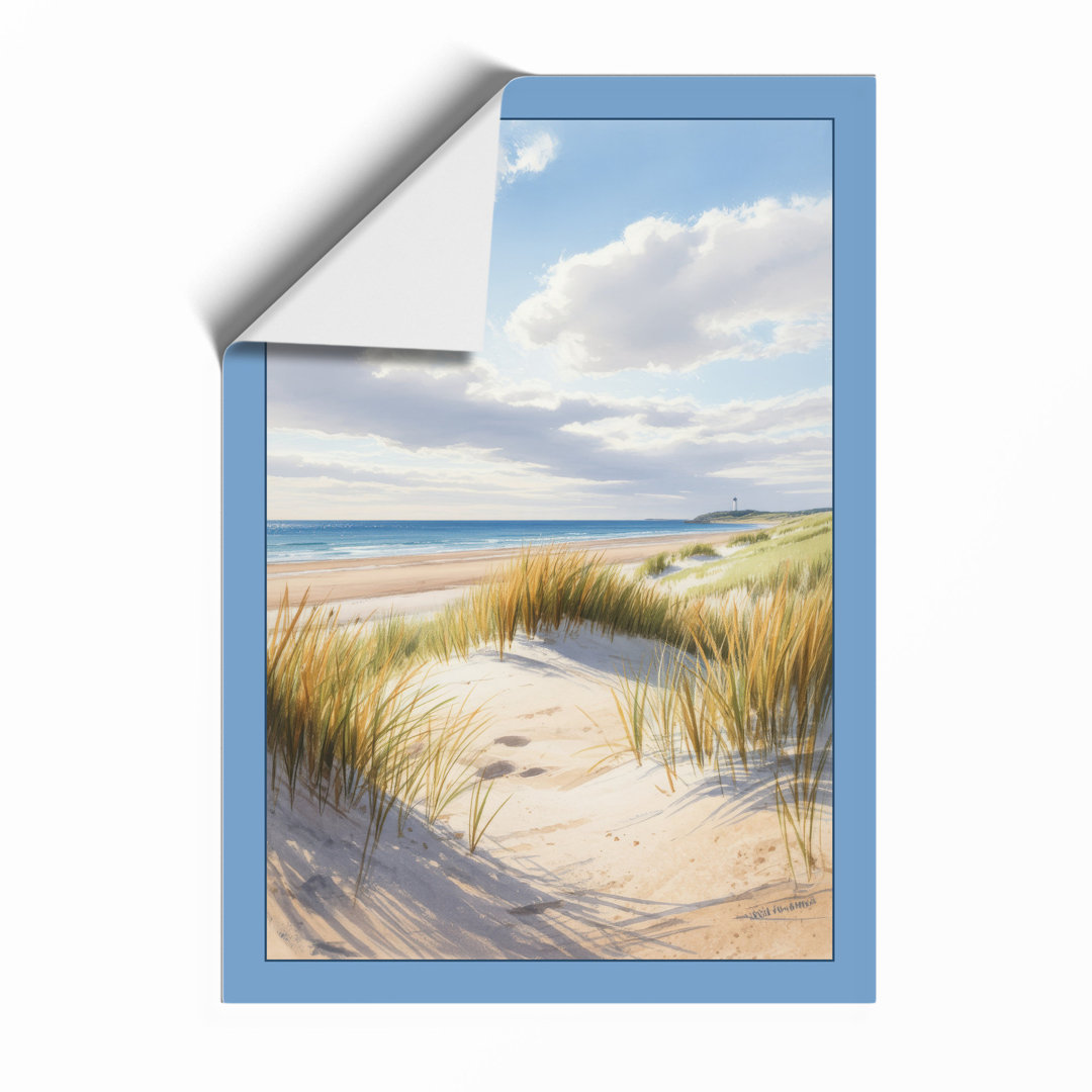 Dunes at Rest Coastal - Framed Print