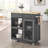 Modway Culinary Kitchen Cart With Towel Bar-88849735