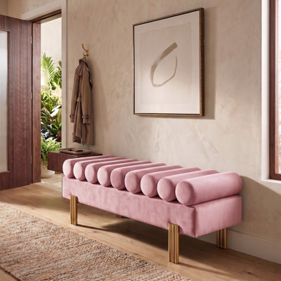 Banc de repose-pieds Modern Velvet