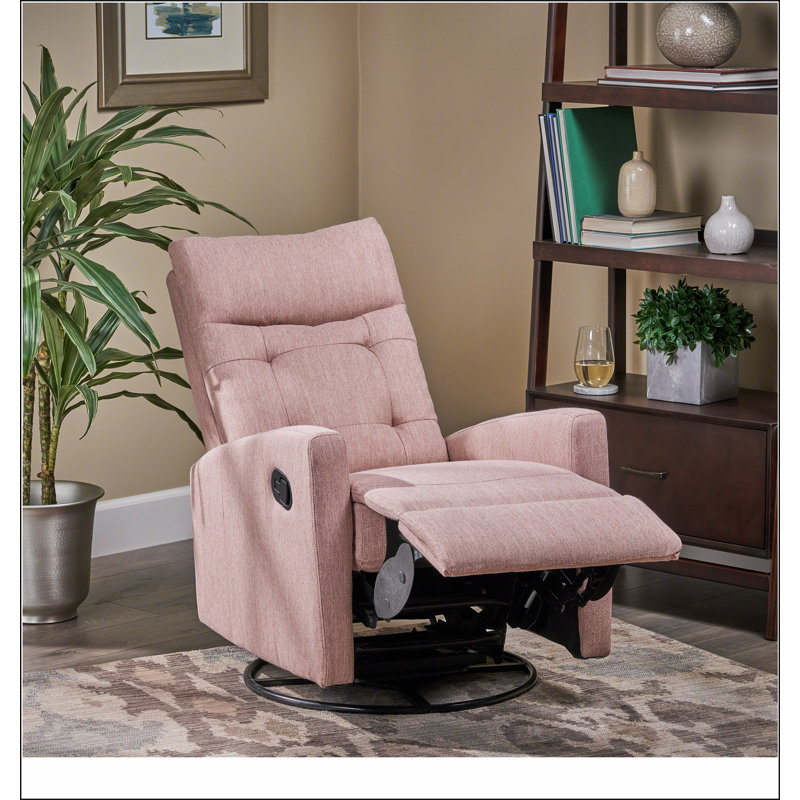 Fauteuil inclinable, pivotant et coulissant, Rosé