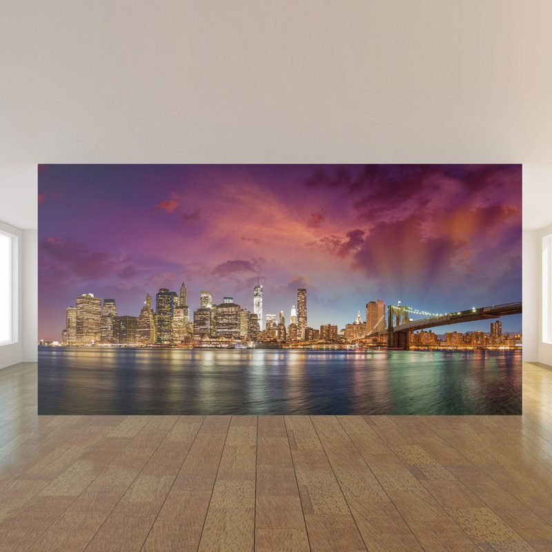 Panneau de papier peint Zadig City Landscape, L 100,08 po x l 96 po