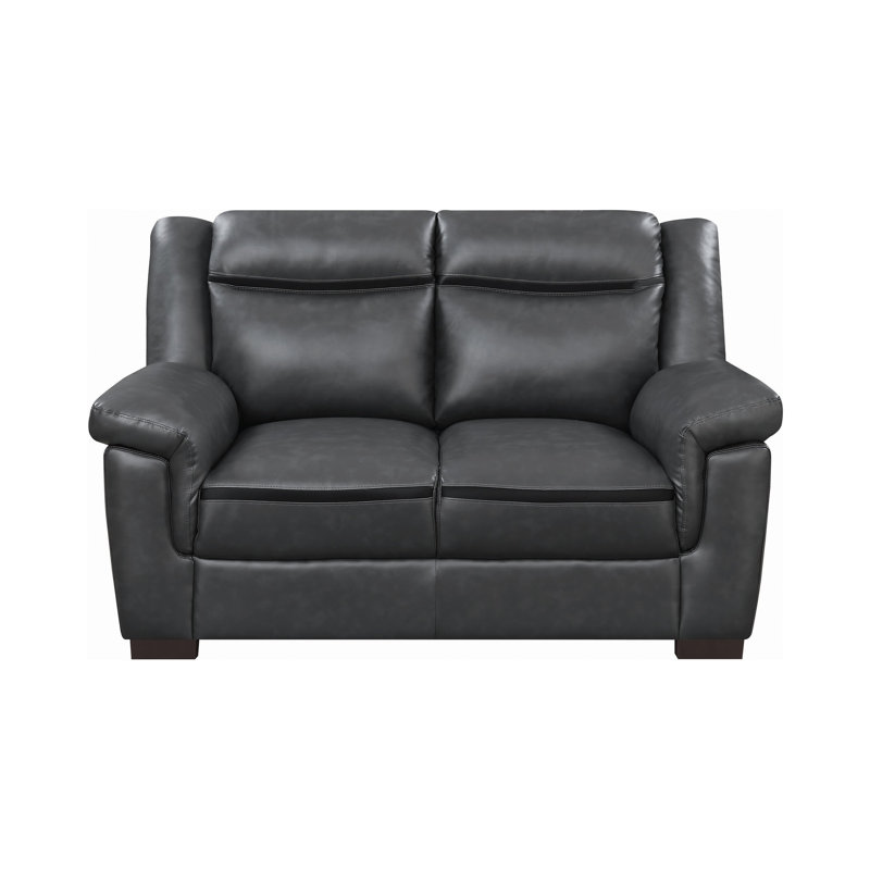 Causeuse en simili cuir l 58,6 po Mikhil