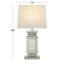 Lampe de table argentée 28,5 "Andreaus
