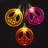 Kurt Adler Indoor/Outdoor UL 10-Light Peace Sign Light Set, 11.5ft
