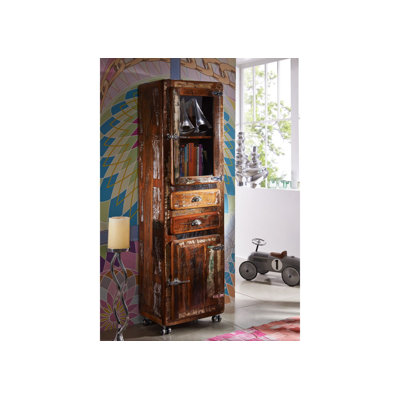 Freezy Solid Wood 55 cm W Display Cabinet