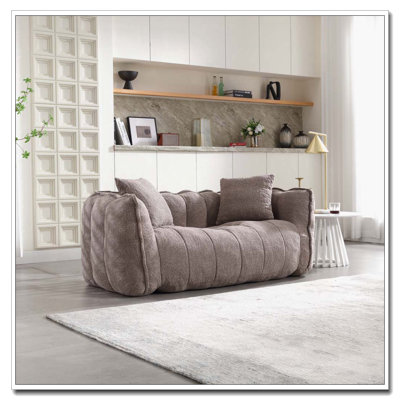 Chenille Fabric Bean Bag Sofa