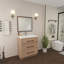 Meuble-lavabo simple 29,5 po avec plateau en acrylique Victoria-98195111