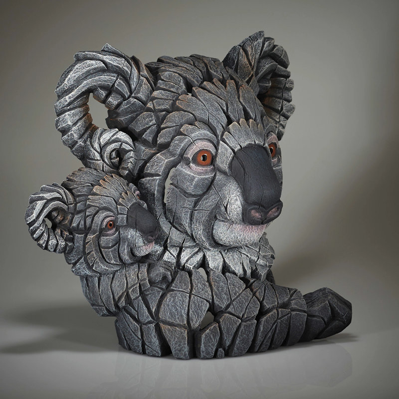 Sculpture de bordures Koala et figure de buste Joey 13 po