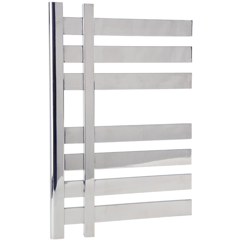 Lioni Wall Mount Electric Towel Warmer, 27" H x 20" W x 3.5" D, Polished Nickel