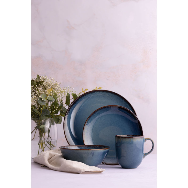 Reactive Dinnerware Mugs 400ml, Blue