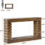 Console en bois avec rangement peu encombrant