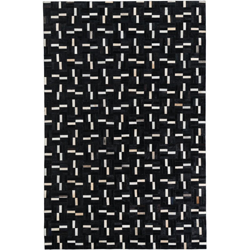 Tapis noir Isidore