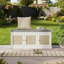 Shoe Storage Bench With Woven Rattan Doors, Shoe Bench With Cushion-504377709-504377704