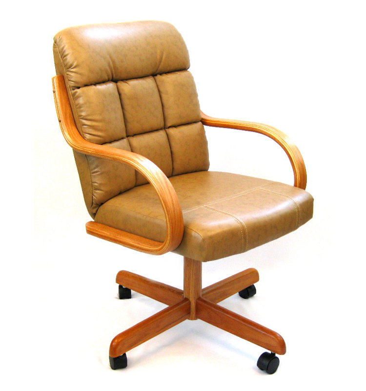 Chaise de salle à manger avec accoudoirs pivotant et inclinable North Reading