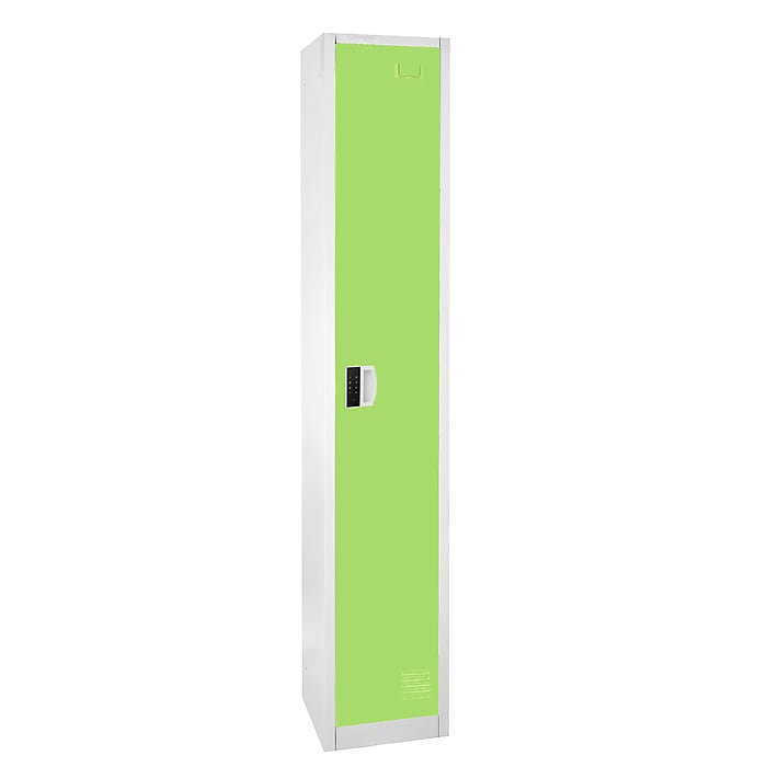 Casier 72 po x 12 po x 12 po à une porte en acier à une porte avec serrure numérique - Rangement pour employés, étudiants, salle de sport, lieu de travail