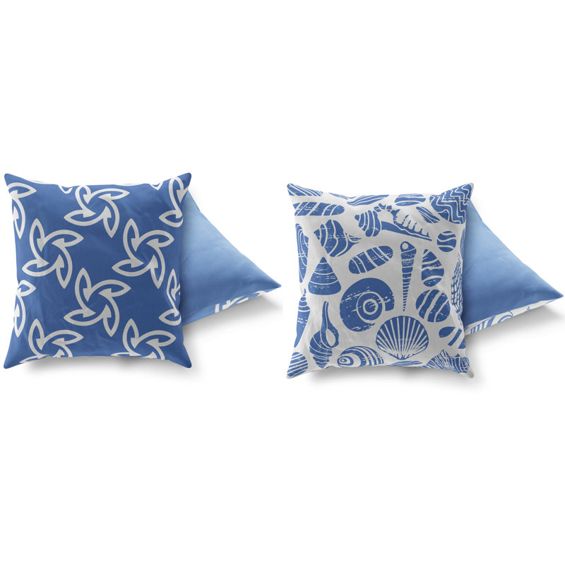 Outdoor Reversible Throw Pillow
