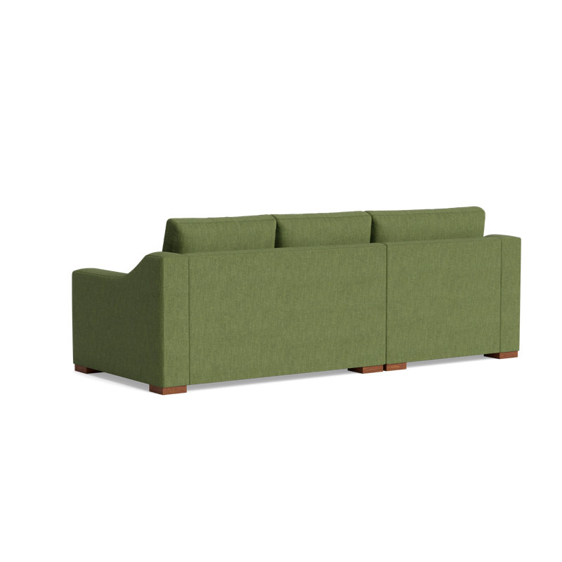 Lucca Sectional, Left Hand Facing, Performance Weave - Basil