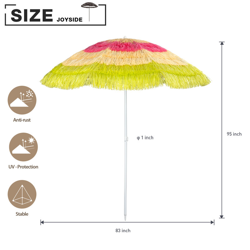 Parasol de plage 83 po Romul