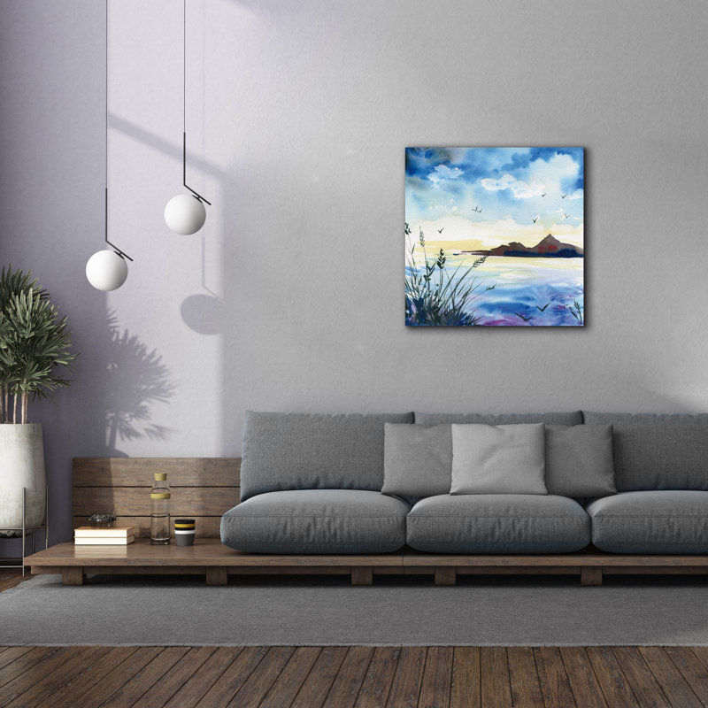 «Dusk» par Kristy, art mural sur toile, H 37 po x l 37 po x P 1,5 po