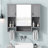 35'' X 28'' Modern Wall Mounted Bathroom Storage Cabinet-1972573061