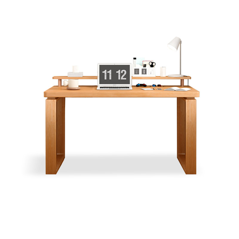 Hokku Designs Brown Rectangular Solid Wood Dining Table - Wayfair Canada