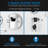 White Biometric Wall Safe With Space - 120 Fingerprint Module, 2 Removable Shelves, Steel Construction For Extra Storage Important Documents Solid Construction, Adjustable Shelves