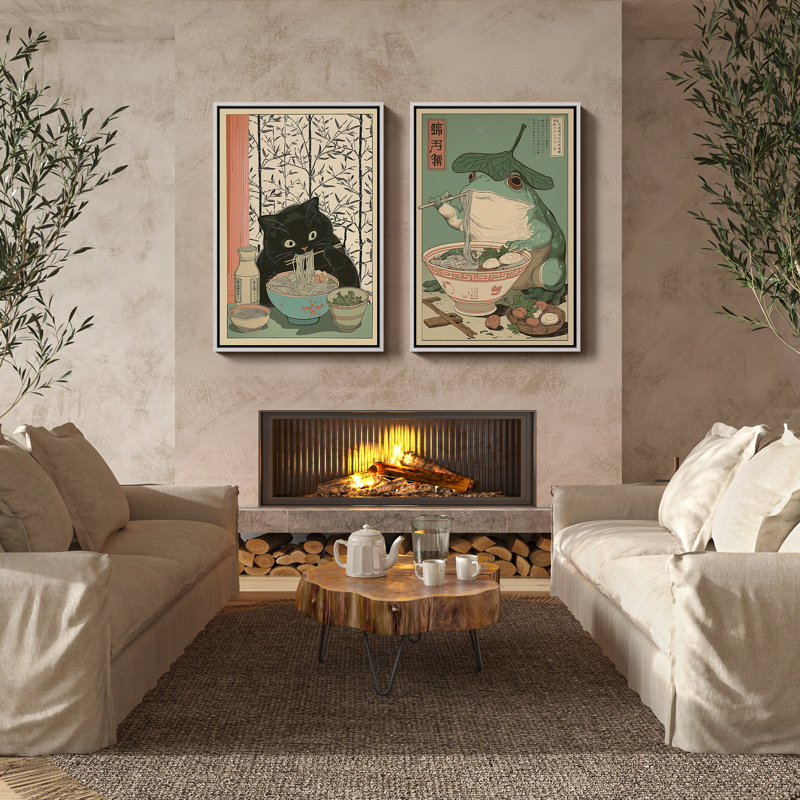 Art mural encadré, rétro, antique, classique pour chambre à coucher - 16 po x 24 po x 2 panneaux, H 24 po x l 16 po, Blanc