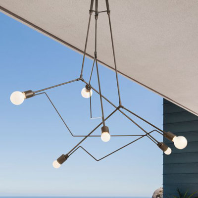 Lustre d'extérieur 6 lumières Divergence