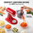 5-in-1 Food Processor Attachment Compatible with KitchenAid Stand Mixers by GVODE