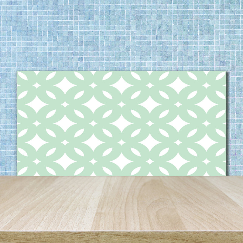 50cm W x 100cm L Glass Peel and Stick Panel