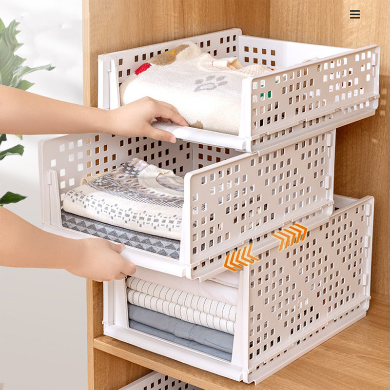 Lemuella Stackable Drawers, 9.7" H x 13.4" W x 17.1" D