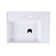 LACAVA Aquaotto 18.12'' White Porcelain Rectangular Bathroom Sink with Overflow
