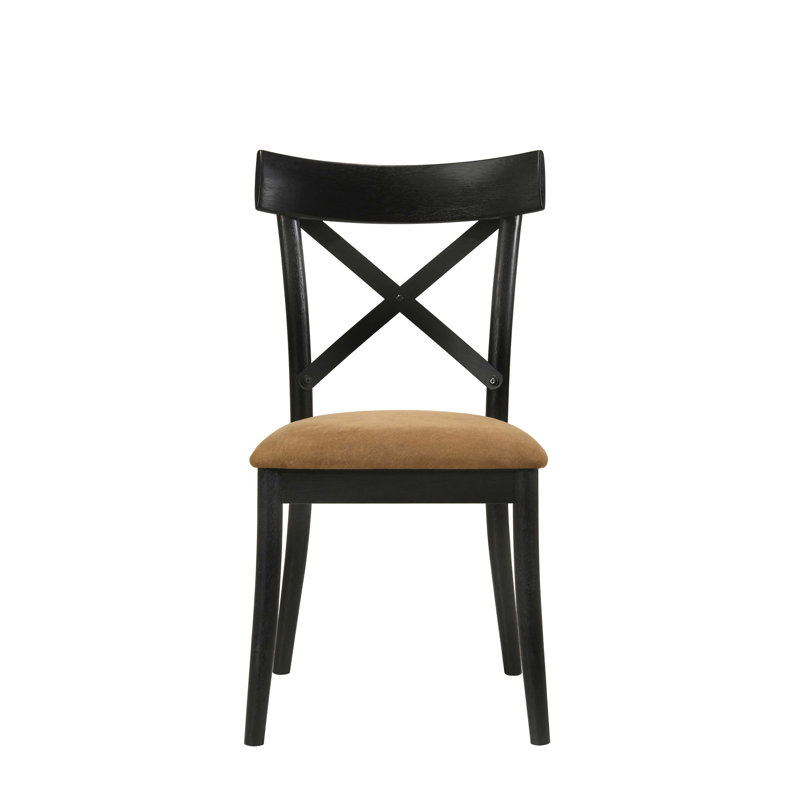 Ensemble de chaises d'appoint en cuir Hillary Aire & Finish, sièges rembourrés confortables pour des espaces élégants