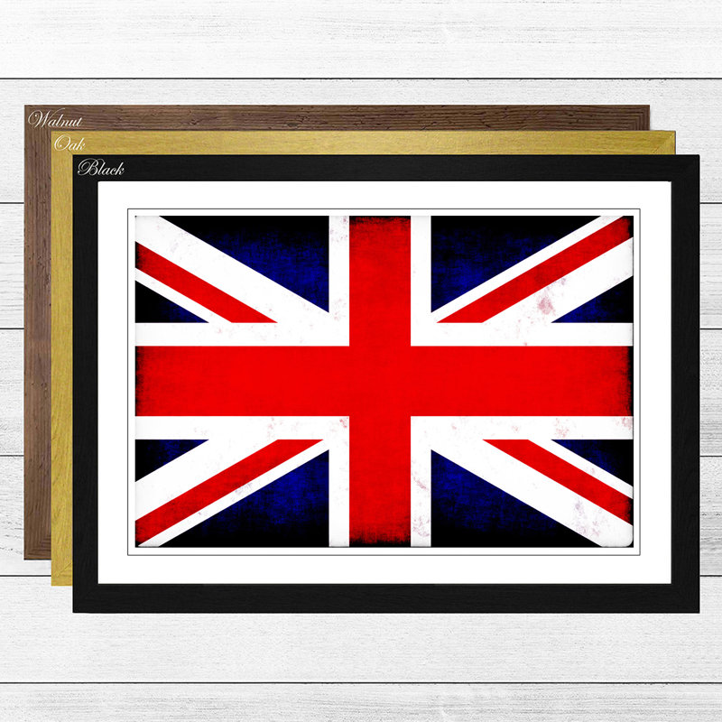 Single Picture Frame Print, Walnut