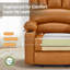 Fauteuil inclinable électrique avec massage thermique et vibratoire, similicuir-117528951