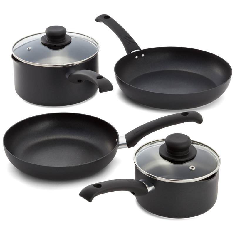 Judge Just Cook, Non-Stick 4 Piece Saucepan Set, 16/20Cm Saucepans, 24/26Cm
