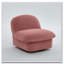 Fauteuil d'appoint pivotant en velours-2084246414