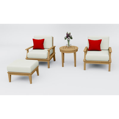 Somer Outdoor 4 - Piece Conversation Set