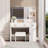 Chic Dressing Table with Multiple Functionalities and Stylish Design