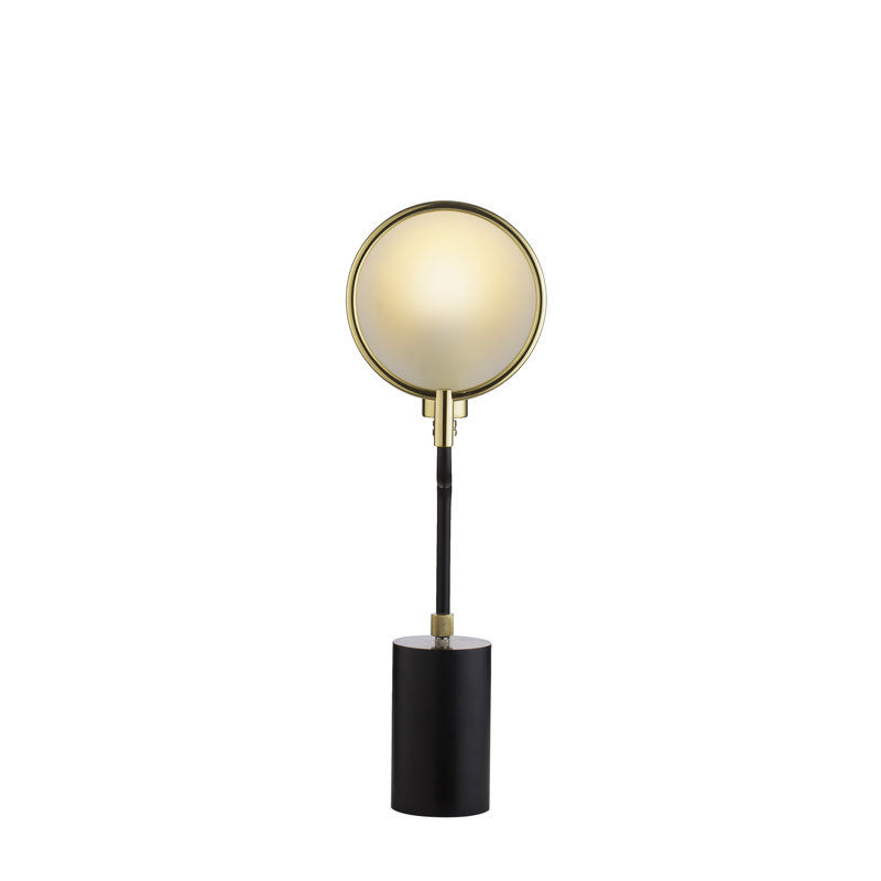 Lampe de table 22 po Nellcote, Noir / Laiton