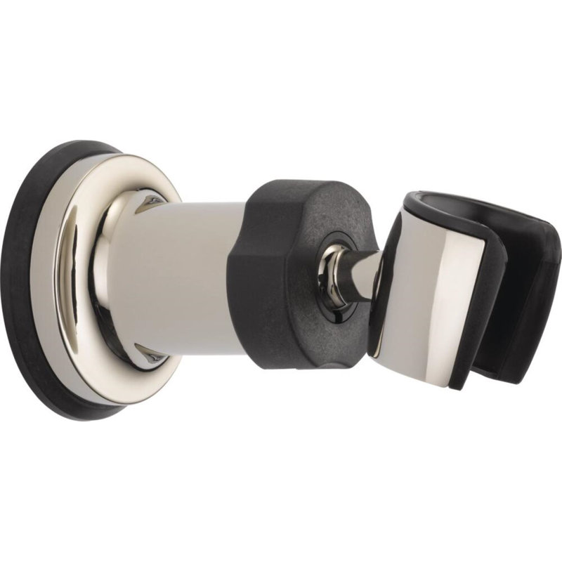 Universal Showering Components Adjustable Wall Mount, Polished Nickel