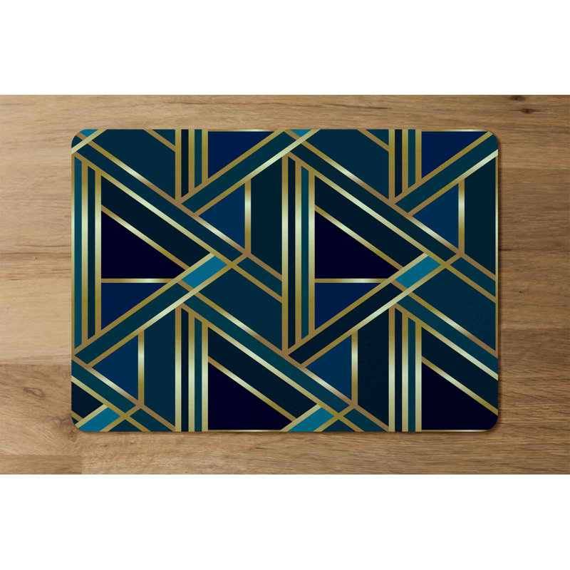 Rella Geometric Rectangle Placemat