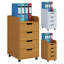 Fordham 40cm Wide 4 -Drawer Mobile Solid Wood File Cabinet-35915633
